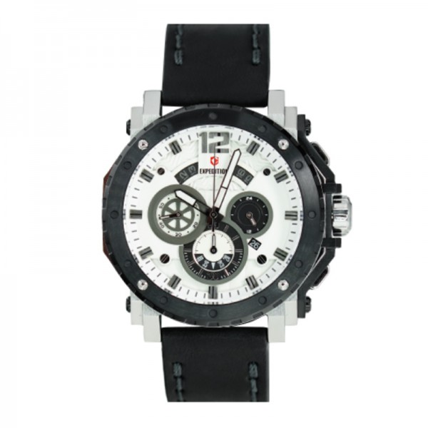 Expedition 6402 Silver White Black Leather MCLTBSL